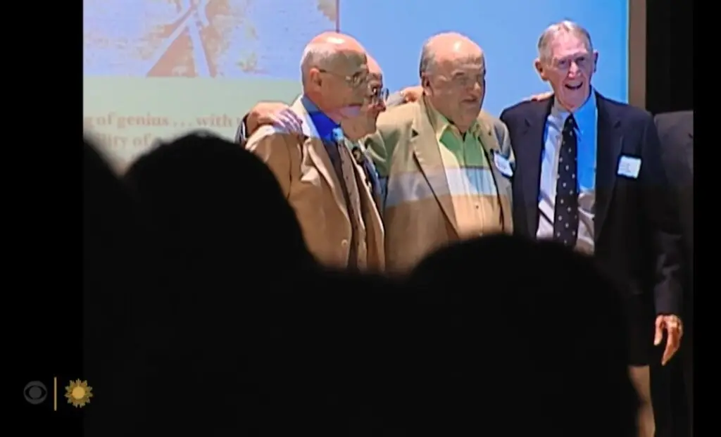 Photo from the first reunion as it was shared on CBS Sunday Morning